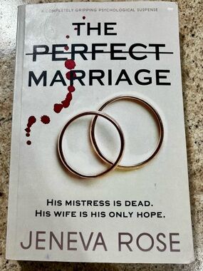 The Perfect Marriage by Jeneva Rose - White Cover with Red Accents